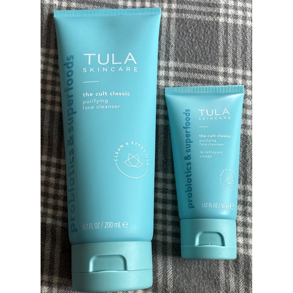 TULA Skincare - the cult classic - Face Cleanser - Full & Travel/purse Size.